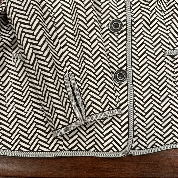 Peck & Peck Collection Herringbone Linen Blazer - Picture 4 of 9